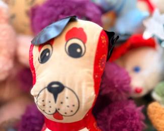 Vintage plush dog toy