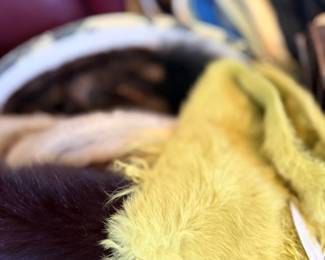 Fur accessories and feather boa