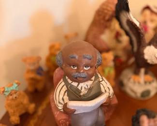 Collectible figurine of older man