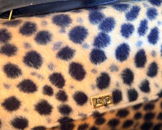 Leopard print handbag