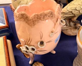 Collection of ceramic novelty pitchers and creamers