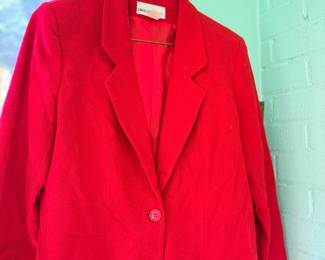 Red blazer
