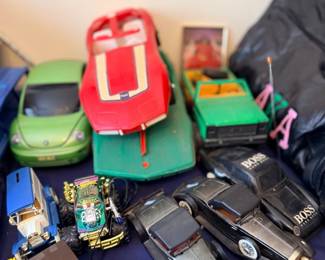 Collection of model and toy cars