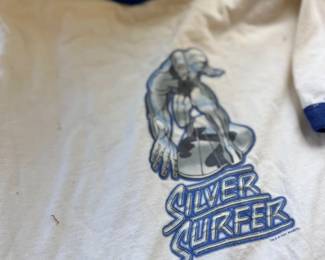 Vintage Silver Surfer ringer t-shirt