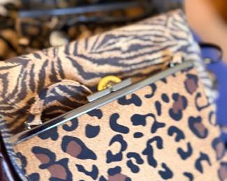 Animal print handbags