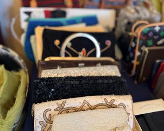 Vintage beaded evening bags and clutches