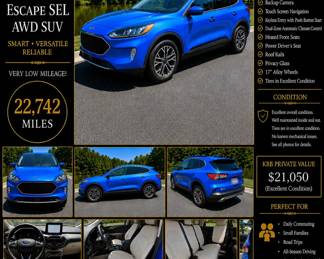 2020 Ford Escape Gecha Listing