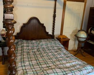 Large canopy bed