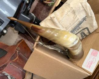 Ceremonial powder horn