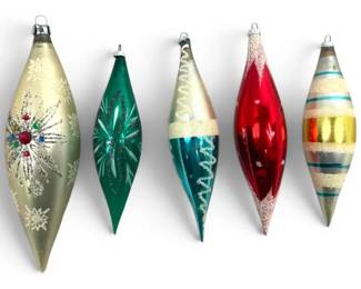 Vintage Christmas Icicle Ornaments
