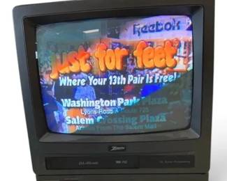 Zenith 13 CRT TV With Built In VCR  Works