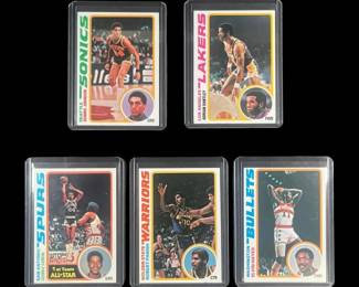 1978 Topps NBA Legends including Dennis Johnson Rookie Card
