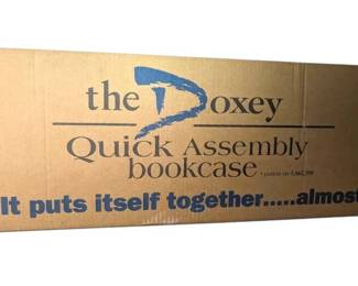 The Doxey Quick Assembly 5 Shelf Bookcase  Oak
