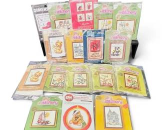 Small CrossStitch Needlepoint Kits  Birds, Bears,  More
