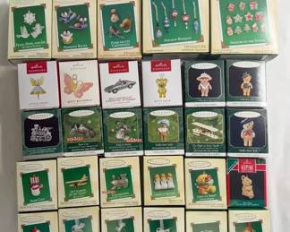 Miniature Hallmark Keepsake Ornaments