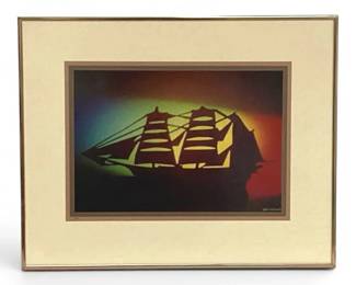 Signed Ship Photograph Print