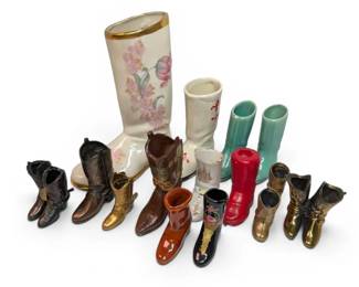 Cowboy Boot Figurines