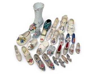Porcelain Miniature Shoes