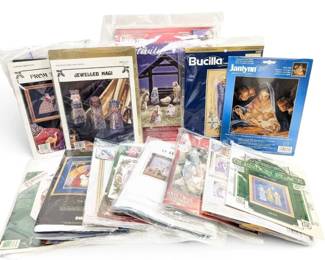 Christmas CrossStitch Needlepoint Kits 3  Nativity Scenes