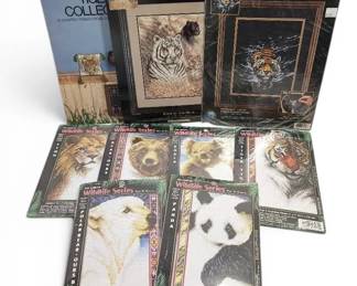 CrossStitch Needlepoint Kits  Lions  Bears