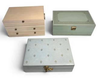 Three Jewelry Boxes