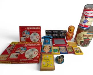 Lincoln Logs, Spirograph  More Toys