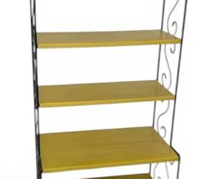 Yellow Metal Shelf