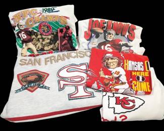 Joe Montana Football Graphic Shirts XL