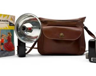 Hawkeye Flash Camera w Manual  Camera Bag