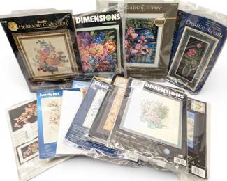 Floral CrossStitch Needlepoint Kits