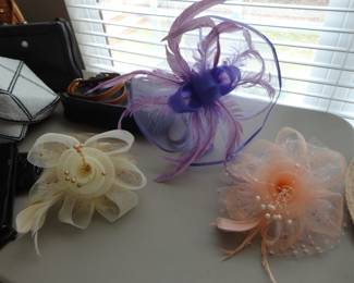 Fascinators perfect for the next garden or tea party and of course the Derby