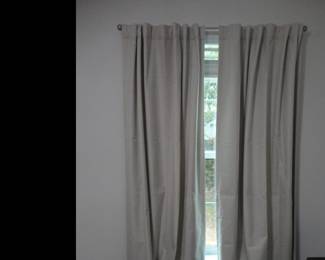 84" panel curtains with sunblock lining (0ne pair)