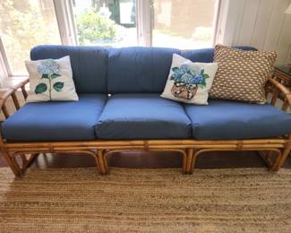 Rattan sofa