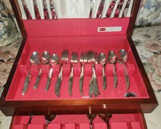 Flair flatware set by Rogers Bros