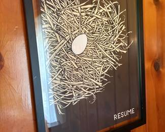 Nikki McClure "Resume" Print