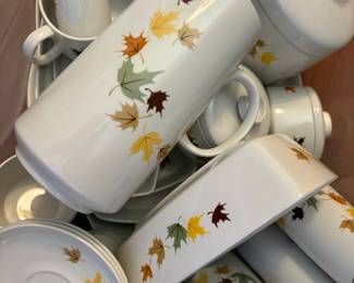Franciscan "Indian Summer" Pattern Ceramic Dinnerware Set