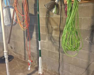 Heavy-Duty Extension Cords and Heat Lamp