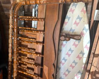 Vintage Jenny Lind Spindle Bed Frame