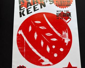 Robert Earl Keen "Merry Christmas from the Fam-O-Lee" Ryman Auditorium Concert Poster
