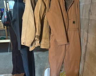 Carhartt Chore Coat and Berne Insulated Coveralls