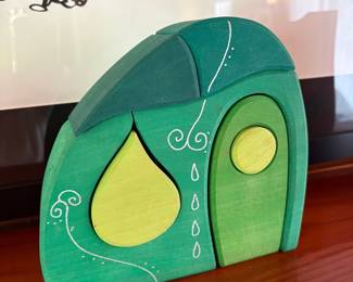 Grimm's Fairy Tale Village Wooden Puzzle Toy