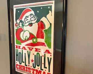Holly Jolly Christmas Poster by Hatch Show Print - 2022