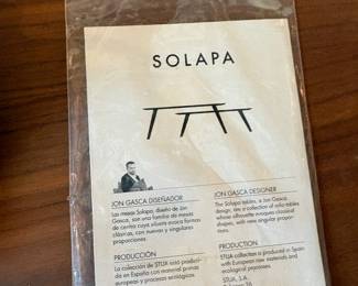 STUA Solapa Sofa Table by Jon Gasca
