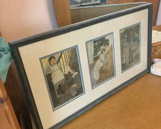 Vintage Triptych Print Set by Jessie Willcox Smith