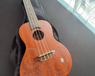 Luna Tattoo Concert Ukulele Mahogany