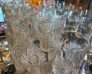 American Brilliant Period (ABP) Cut Crystal Tumblers