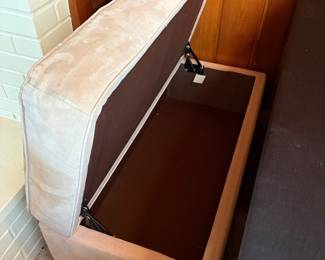 Upholstered Storage Ottoman Bench