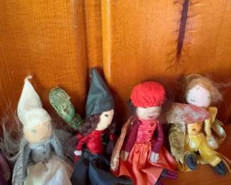 Set of Four Handmade Waldorf-Inspired Fairy/Witch Dolls