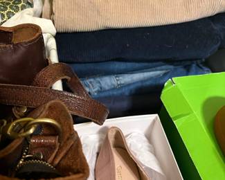 Garnet Hill Suede Ballet Flats