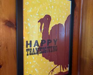 Hatch Show Print Happy Thanksgiving Poster